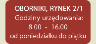 godziny urzedowania pn-pt 8-16